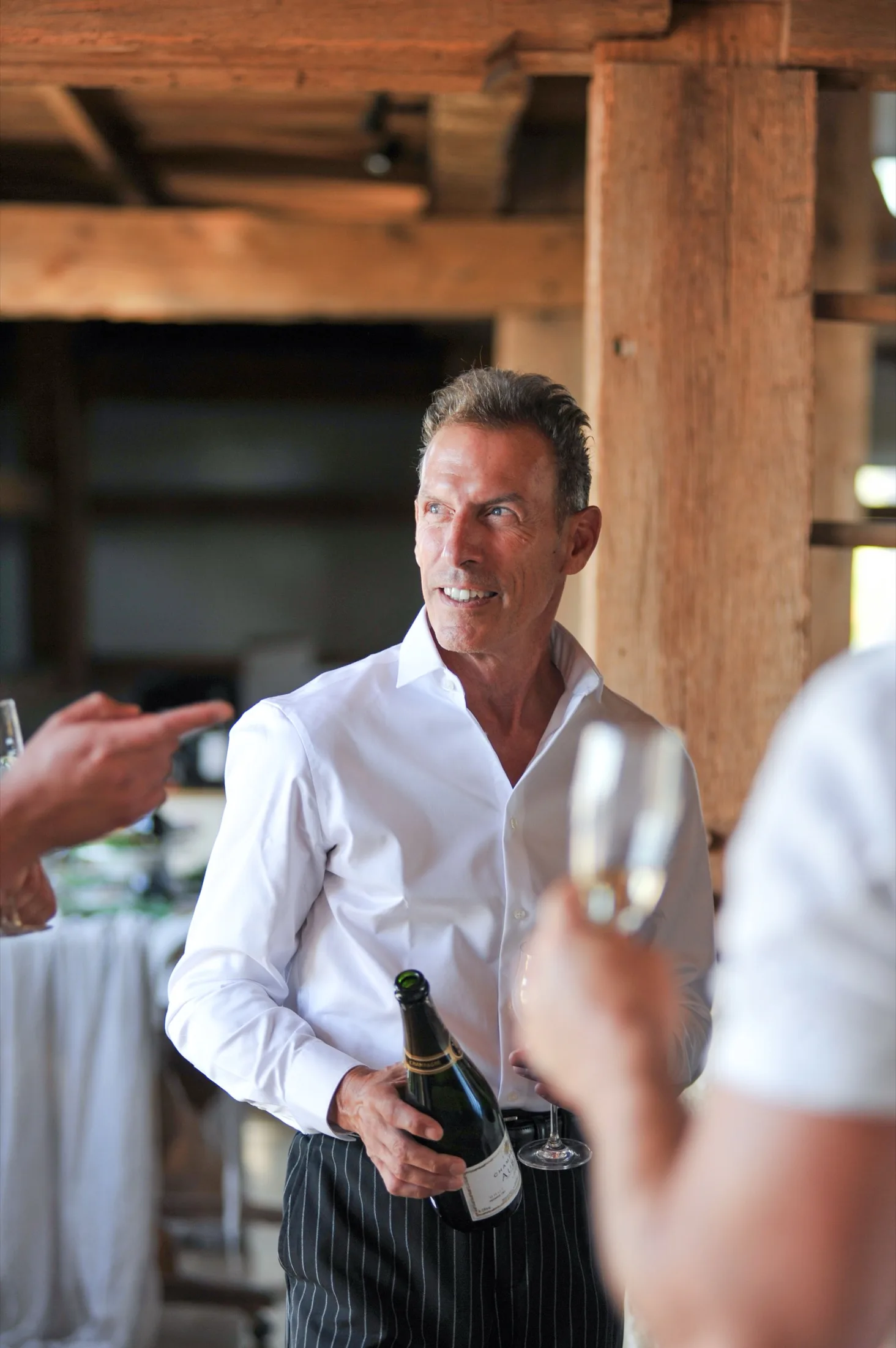 Andre Boada, founder of VinoCadre, at a tasting.